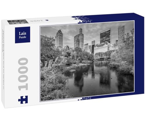 Lais Puzzle Central Park New York im Herbst in schwarz weiß 1000 Teile von Lais Puzzle