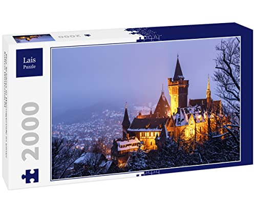 Lais Puzzle Das Schloss in Wernigerode in Einer kalten Winternacht 2000 Teile von Lais Puzzle