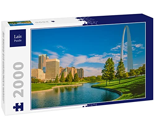 Lais Puzzle Der Gateway Arch und die Skyline markieren den Gateway Arch National Park in Missouri 2000 Teile von Lais Puzzle