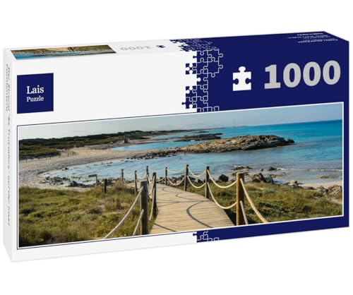 Lais Puzzle Der Strand Es Trucadors auf der Insel Formentera 1000 Teile Panorama von Lais Puzzle
