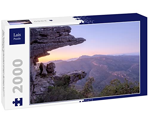 Lais Puzzle Die Balkone an den Grampians-Bergen in Halls Gap, Victoria, Australien in den Stunden vor Sonnenaufgang 2000 Teile von Lais Puzzle
