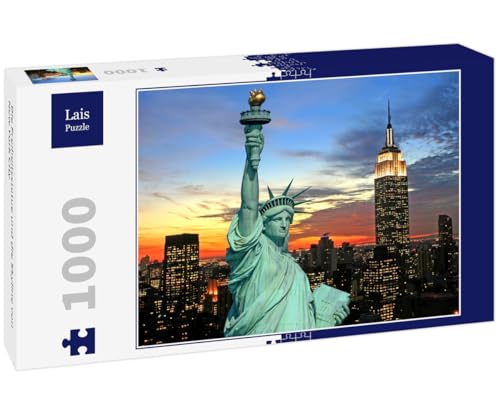 Lais Puzzle Die Freiheitsstatue und die Skyline von New York City 1000 Teile von Lais Puzzle