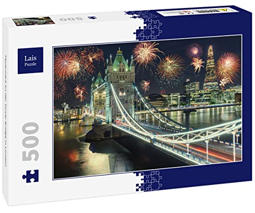 Lais Puzzle Feuerwerk an der Tower Bridge in London 500 Teile von Lais Puzzle