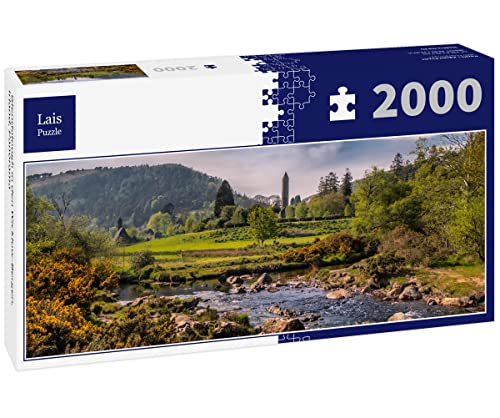 Lais Puzzle Glendalough in den Wicklow-Bergen, Irland, Panorama 2000 Teile Panorama von Lais Puzzle