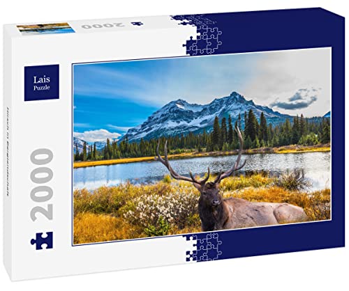 Lais Puzzle Hirsch in Berglandschaft 2000 Teile von Lais Puzzle