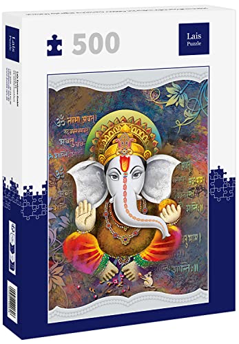 Lais Puzzle Hochauflösende indische Götter Ganesha Digitale Malerei 500 Teile von Lais Puzzle