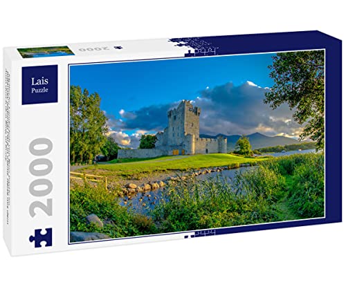 Lais Puzzle Idyllische Landschaft von Ross Castle im Killarney National Park in Irland. Reise mit dem Auto durch den Ring of Kerry 2000 Teile von Lais Puzzle