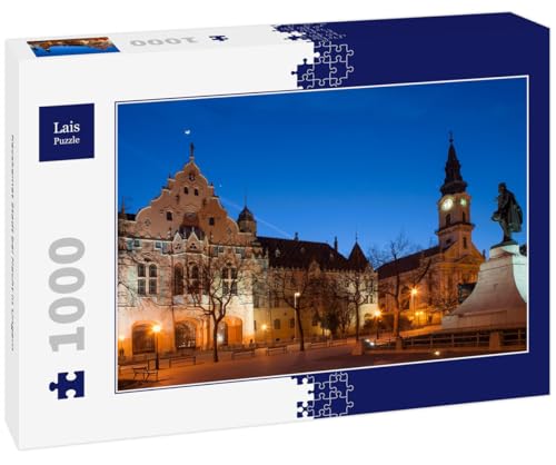 Lais Puzzle Kecskemet Stadt bei Nacht in Ungarn 1000 Teile von Lais Puzzle