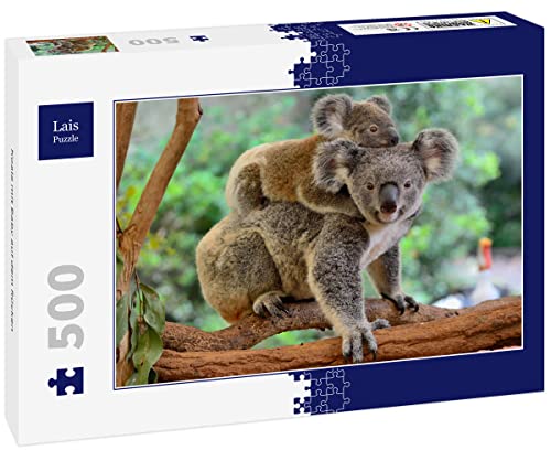 Lais Puzzle Koala mit Baby auf dem Rücken 500 Teile von Lais Puzzle