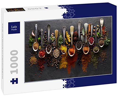 Lais Puzzle Kräuter und Gewürze auf Graphithintergrund 1000 Teile Lais Puzzle Kräuter und Gewürze auf Graphithintergrund 1000 Teile von Lais Puzzle