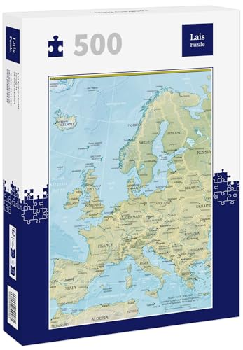 Lais Puzzle Landkarte Europa 500 Teile von Lais Puzzle