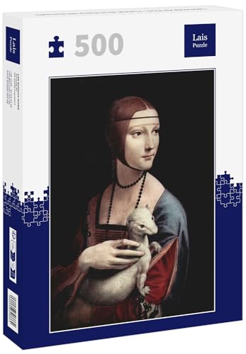 Lais Puzzle Leonardo da Vinci - Porträt Einer Dame mit Hermelin 500 Teile von Lais Puzzle