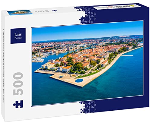 Lais Puzzle Luftaufnahme der Altstadt von Zadar, Kroatien 500 Teile von Lais Puzzle
