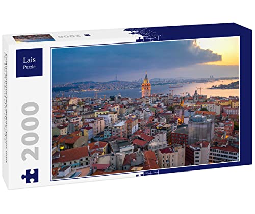 Lais Puzzle Luftaufnahme des Galata-Turms und der Stadt Istanbul in der Türkei 2000 Teile von Lais Puzzle