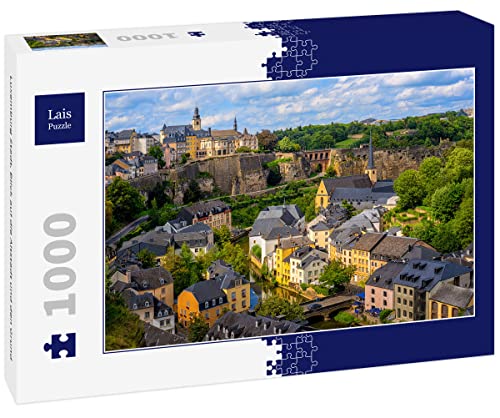 Lais Puzzle Luxemburg Stadt, Blick auf die Altstadt und den Grund 1000 Teile von Lais Puzzle