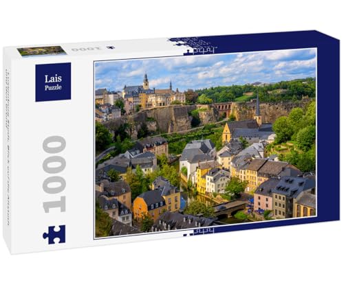 Lais Puzzle Luxemburg Stadt, Blick auf die Altstadt und den Grund 1000 Teile von Lais Puzzle