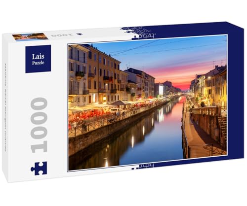 Lais Puzzle Mailand. Kanal Naviglio Grande 1000 Teile von Lais Puzzle