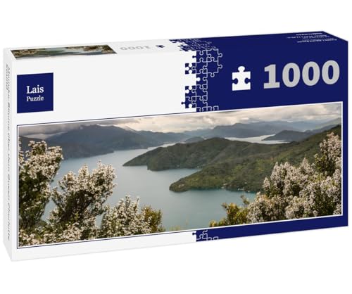 Lais Puzzle Manuka-Bäume über dem Queen Charlotte Sound 1000 Teile Panorama von Lais Puzzle
