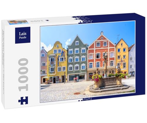 Lais Puzzle Marienplatz, Weilheim in Oberbayern, Bayern, Deutschland 1000 Teile von Lais Puzzle