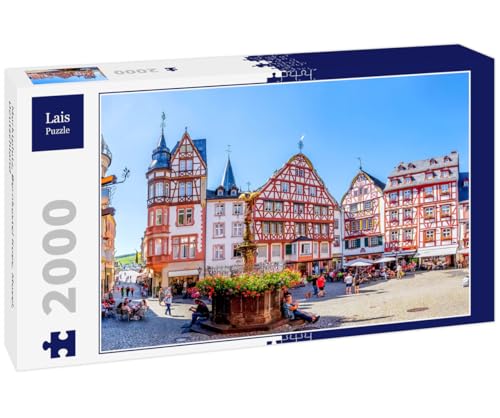 Lais Puzzle Marktplatz, Bernkastel Kues, Mosel, Deutschland 2000 Teile von Lais Puzzle