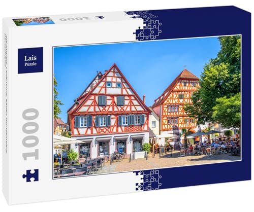 Lais Puzzle Marktplatz, Ladenburg, Baden Württemberg, Deutschland 1000 Teile von Lais Puzzle