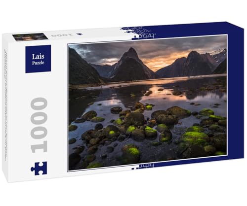 Lais Puzzle Milford Sound (Piopiotahi) ist eine berühmte Attraktion im Fiordland National Park im Süden Neuseelands 1000 Teile von Lais Puzzle