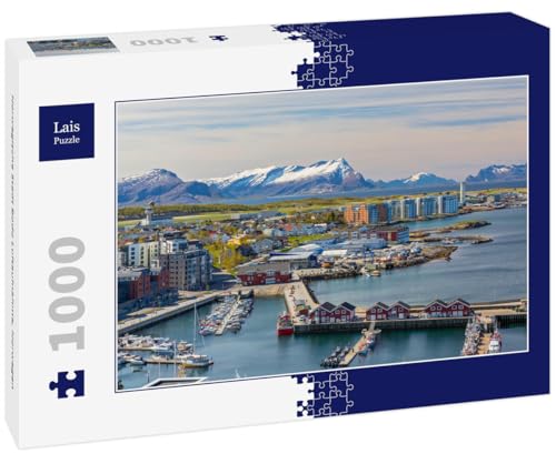 Lais Puzzle Norwegische Stadt Bodo Luftaufnahme, Norwegen 1000 Teile von Lais Puzzle