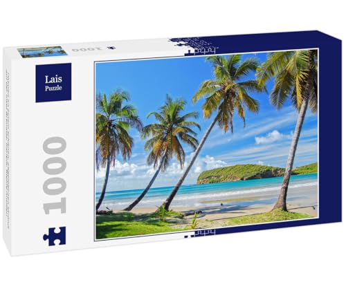Lais Puzzle Palmen an einem schönen, abgelegenen Strand auf der Insel Grenada, Karibik, Kleine Antillen 1000 Teile von Lais Puzzle
