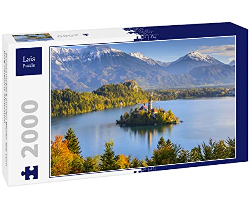 Lais Puzzle Panoramablick auf den Bleder See vom Berg Osojnica, Slowenien 2000 Teile von Lais Puzzle