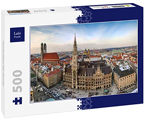 Lais Puzzle Panoramablick über München 500 Teile von Lais Puzzle