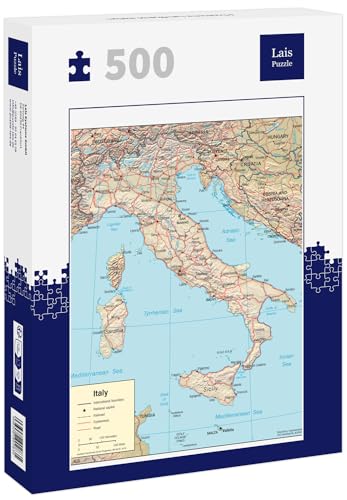 Lais Puzzle Physische Landkarte Italien 500 Teile von Lais Puzzle