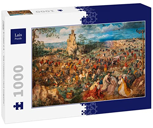 Lais Puzzle Pieter Bruegel d.Ä. - Die Prozession nach Golgatha (1564) 1000 Teile von Lais Puzzle
