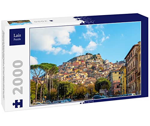 Lais Puzzle Rocca di Papa (Italien) - Eine schöne kleine, alte und panoramische Stadt in der Metropole Rom, auf dem Monte Cavo 2000 Teile von Lais Puzzle