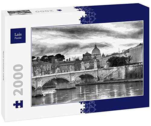 Lais Puzzle Rom schwarz weiß 2000 Teile von Lais Puzzle