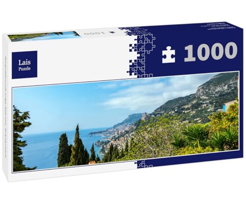 Lais Puzzle Roquebrune-Cap-Martin, Frankreich 1000 Teile Panorama von Lais Puzzle