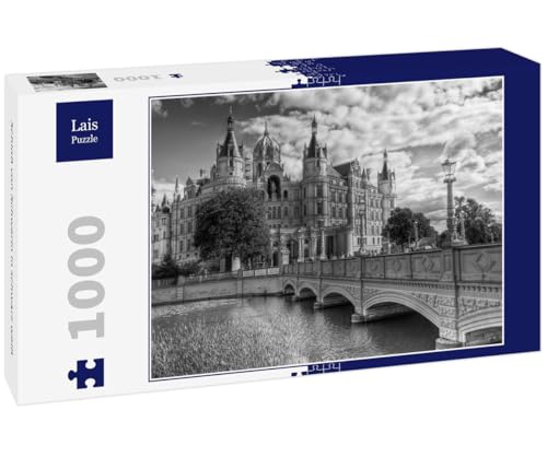 Lais Puzzle Schloß von Schwerin in schwarz weiß 1000 Teile Lais Puzzle Schloß von Schwerin in schwarz weiß 1000 Teile von Lais Puzzle