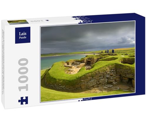 Lais Puzzle Skara Brae war mehrere Jahrhunderte lang bewohnt - Teil des Herzstücks der neolithischen Orkney - UNESCO-Weltkulturerbe, Schottland, UK 1000 Teile von Lais Puzzle