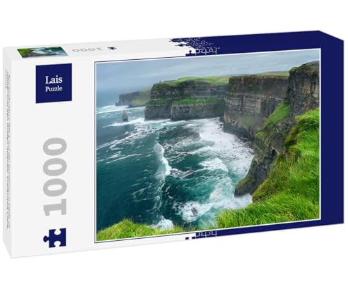 Lais Puzzle Spektakulärer Blick auf die berühmten Cliffs of Moher und den Wilden Atlantik, Grafschaft Clare, Irland 1000 Teile von Lais Puzzle