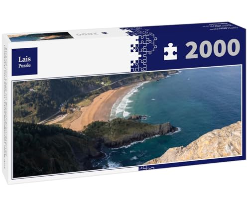 Lais Puzzle Strand von Laga im Biosphärenreservat Urdaibai von einem nahe gelegenen Berg aus 2000 Teile Panorama Lais Puzzle Strand von Laga im Biosphärenreservat Urdaibai von einem nahe gelegenen Berg aus 2000 Teile Panorama von Lais Puzzle