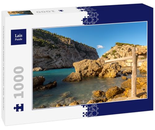 Lais Puzzle Türkisfarbenes Wasser in Es Portitxol, Ibiza, Spanien 1000 Teile von Lais Puzzle