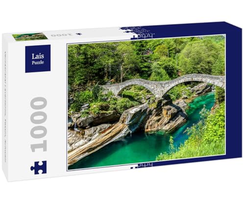 Lais Puzzle Verzascatal Lavertezzo, Tessin, Schweiz 1000 Teile von Lais Puzzle