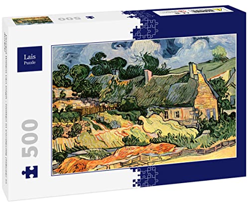 Lais Puzzle Vincent Willem Van Gogh - Hütten in Cordeville (Häuser in Auvers) 500 Teile von Lais Puzzle
