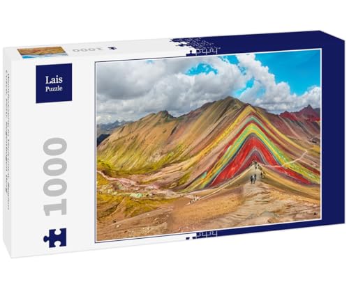 Lais Puzzle Wanderszene in Vinicunca, Region Cusco, Peru. Regenbogen-Berg 1000 Teile von Lais Puzzle