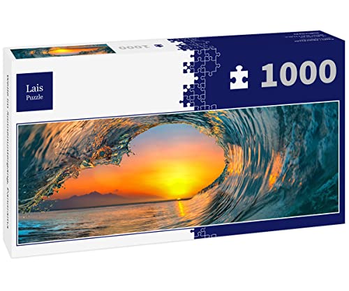 Lais Puzzle Welle im Sonnenuntergang, Panorama 1000 Teile von Lais Puzzle