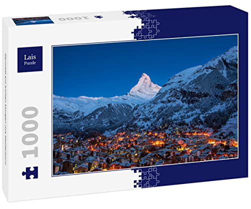 Lais Puzzle Zermatt am frühen Morgen mit Matterhorn 1000 Teile von Lais Puzzle
