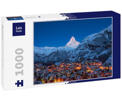 Lais Puzzle Zermatt am frühen Morgen mit Matterhorn 1000 Teile Lais Puzzle Zermatt am frühen Morgen mit Matterhorn 1000 Teile von Lais Puzzle