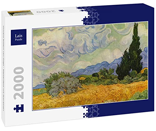 Vincent Willem Van Gogh - Weizenfeld mit Zypressen - 2.000 Teile (Puzzle) von Lais Puzzle