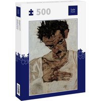 Lais Puzzle Egon Schiele - Selbstporträt mit gesenktem Kopf 500 Teile von Lais Systeme