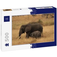Lais Puzzle Elefanten mit Baby 500 Teile Lais Puzzle Elefanten mit Baby 500 Teile von Lais Systeme