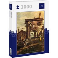 Lais Puzzle Francesco Guardi - Capriccio, Baufällige Kirche, Bauernhaus und Figuren an einem Fluß der Lagune 1000 Teile Lais Puzzle Francesco Guardi - Capriccio, Baufällige Kirche, Bauernhaus und Figuren an einem Fluß der Lagune 1000 Teile von Lais Systeme